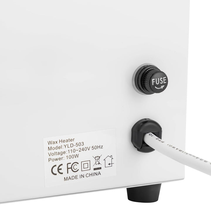 VonVVer Wachswärmer 1,2L - Wachsheizung 100W Elektrischer Wachswärmer 20-120℃ Temperatur Einstellbar