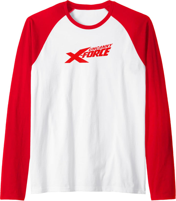 Marvel Uncanny X-Force Red Logo Raglan