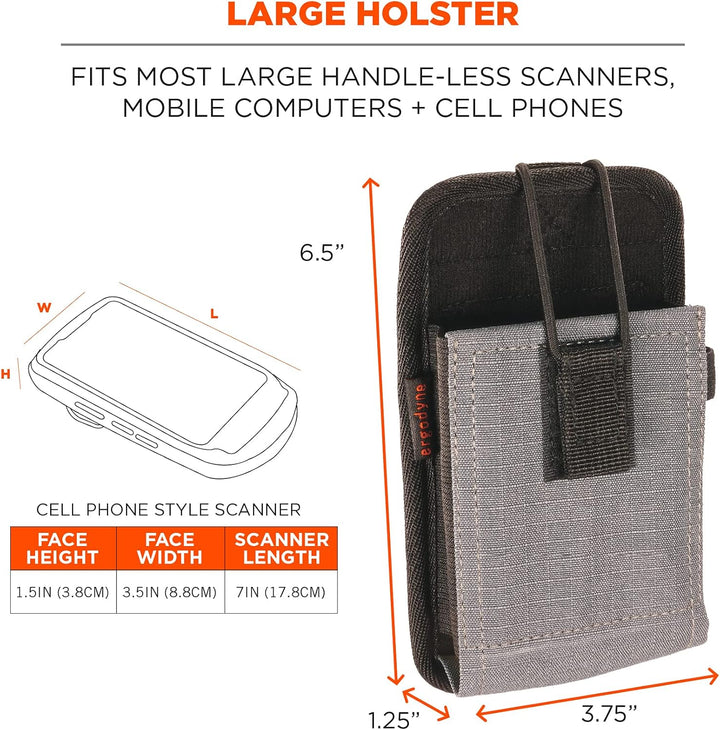 Ergodyne Squids 5544 Barcode-Scanner-Holster für Handygrösse, Mobile Computer, Handheld-Barcode-Scan