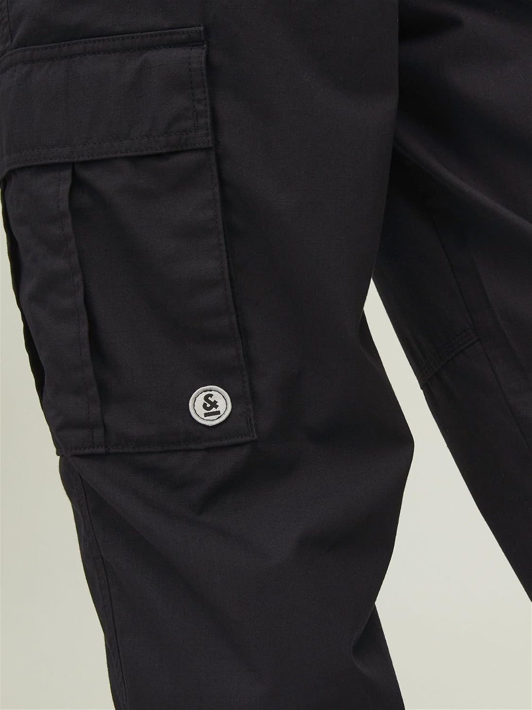 JACK &amp; JONES Herren Jpstbill Jjflint Sa Ln Cargohose 31W / 30L Schwarz, 31W / 30L Schwarz