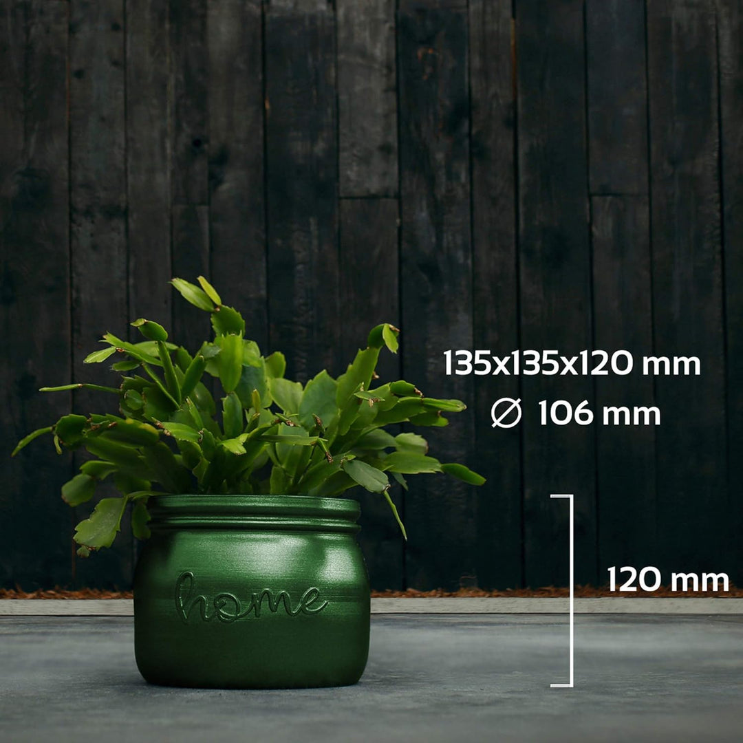 CONCRETTE Blumentopf Blumenkübel Zement-Pflanzkübel Übertopf aus Beton Home Ø 11 cm | 17 Farben 16x1