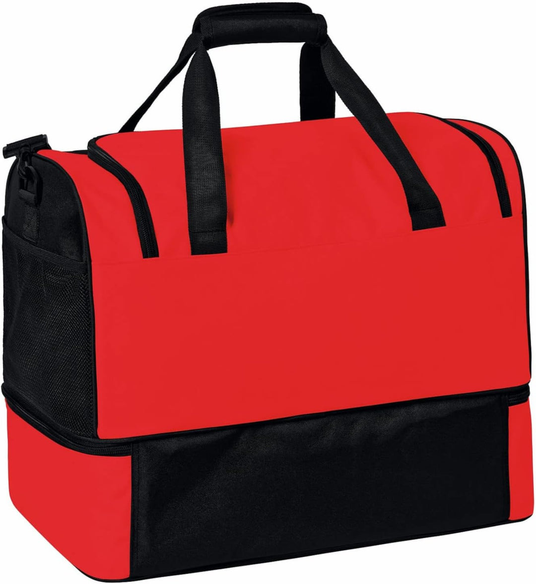 Erima Unisex Six Wings Sporttasche mit Bodenfach S Rot/Schwarz, S Rot/Schwarz