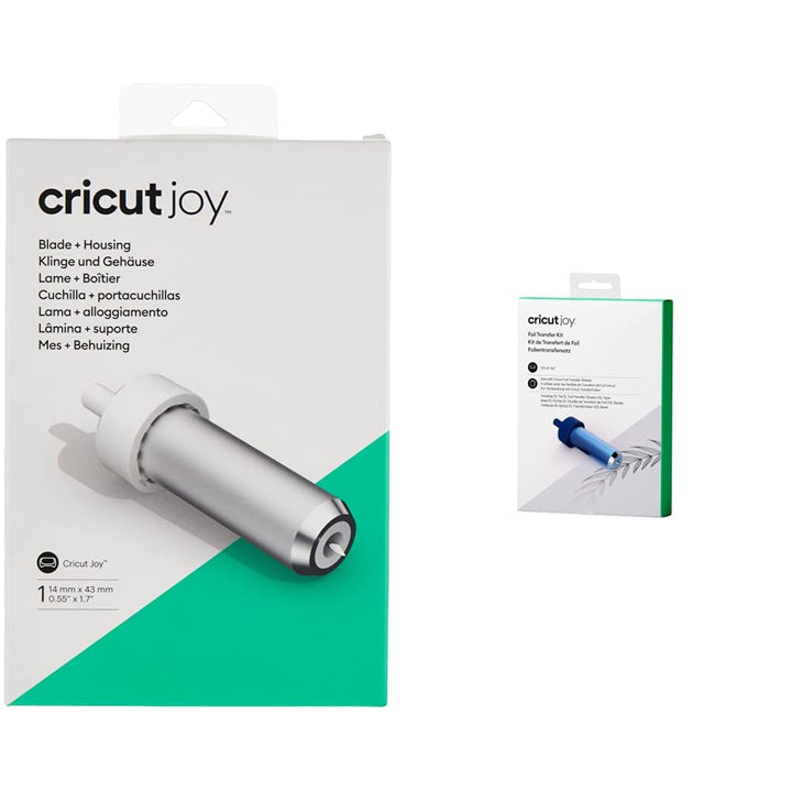 Cricut 2007927 Replacement Blades, Silver, for Joy & 2009057 Joy Foil Transfer Kit Bundle mit Schnei