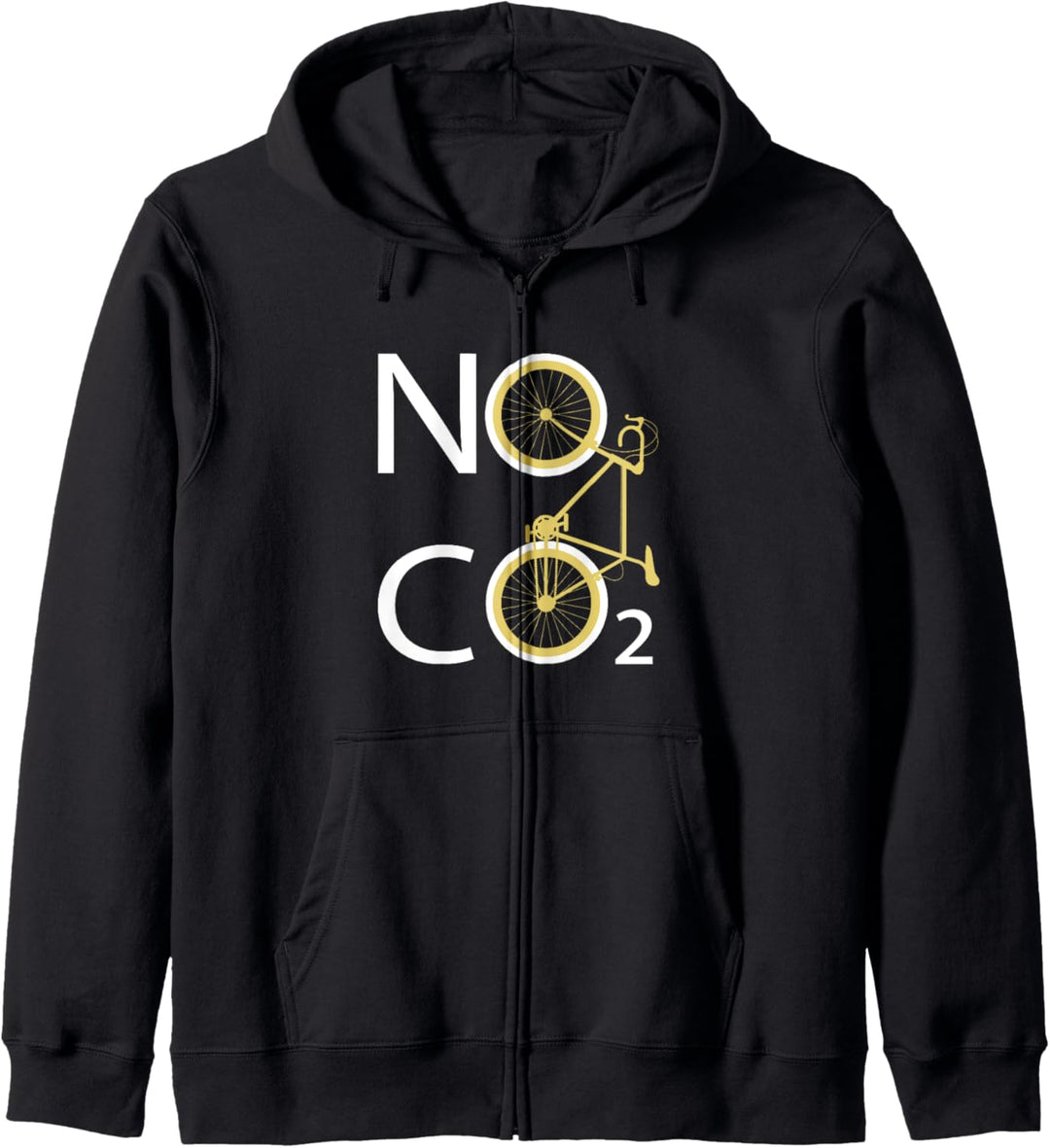 Fahrrad Fixie Rad No Co2 Umweltschutz Fahrradfahrer Kapuzenjacke