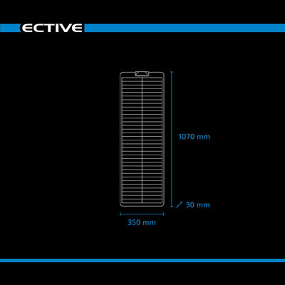 ECTIVE Monokristallin SSP Solarpanel - flexibel, 60W, flexible Solarzellen - Monokristallines Photov