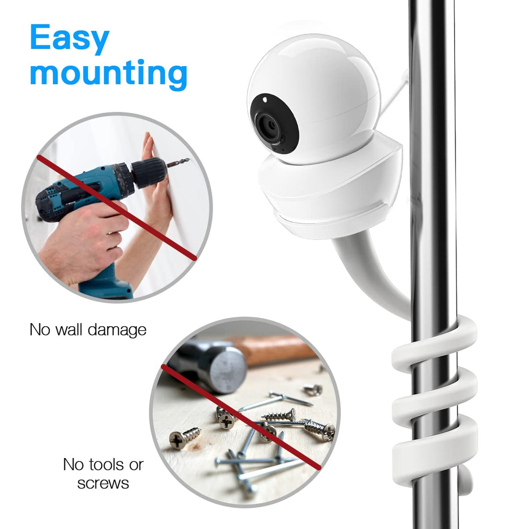 Halterung für Babysense S2/V43 Split-Screen Baby Monitor - Flexibel Babyphone Halter, Baby Kamera Mo