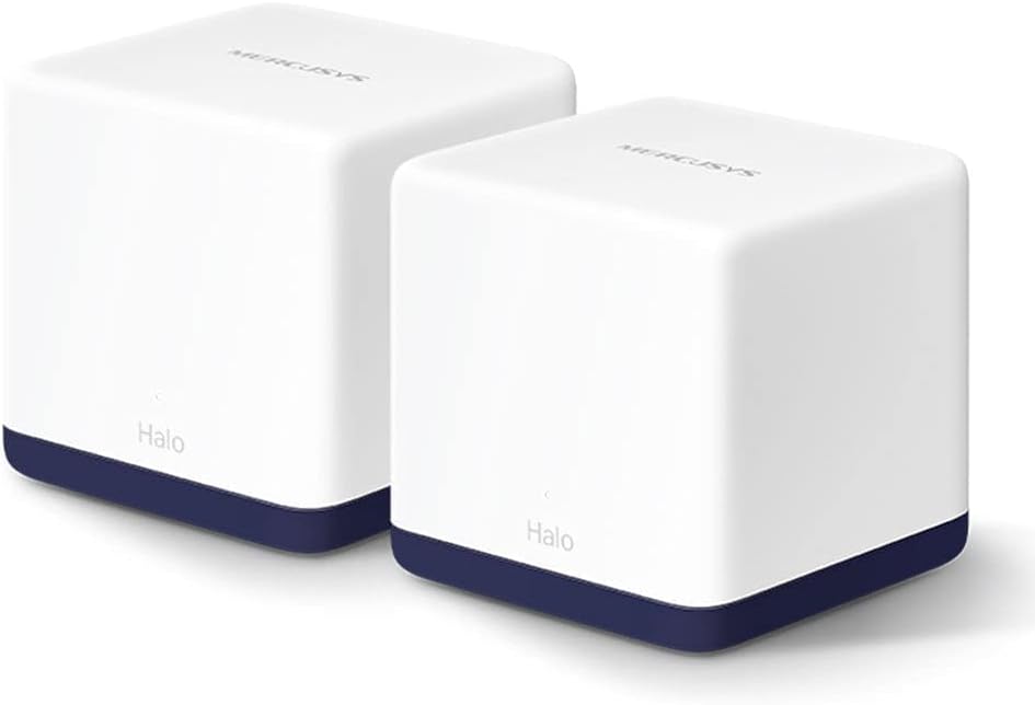 Mercusys AC1900 Whole Home Mesh Wi-Fi System, Abdeckung bis zu 350 m², Verbinden Sie über 100 Geräte