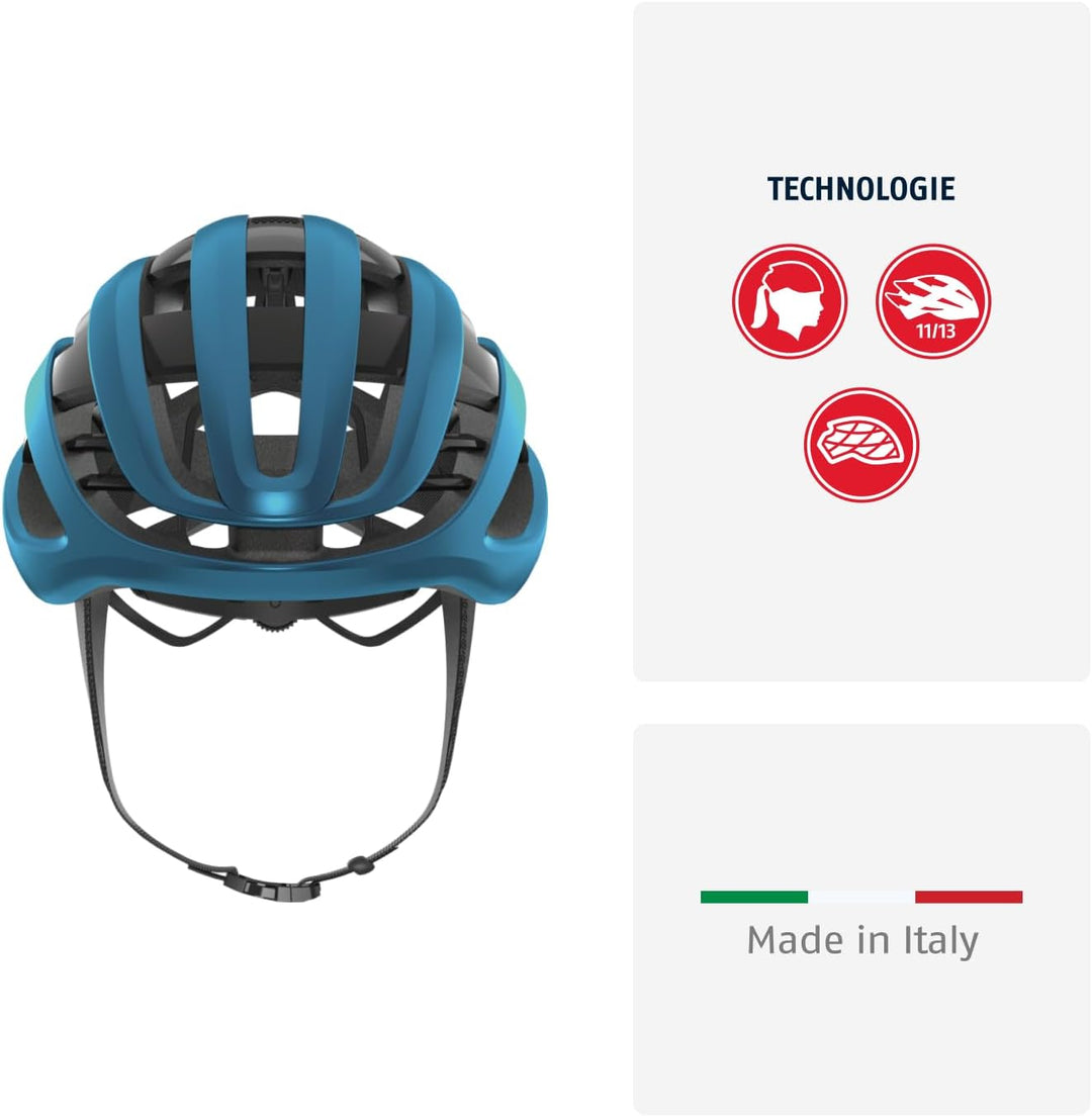 ABUS Rennradhelm AirBreaker - High-End Fahrradhelm für den professionellen Radsport - für Jugendlich