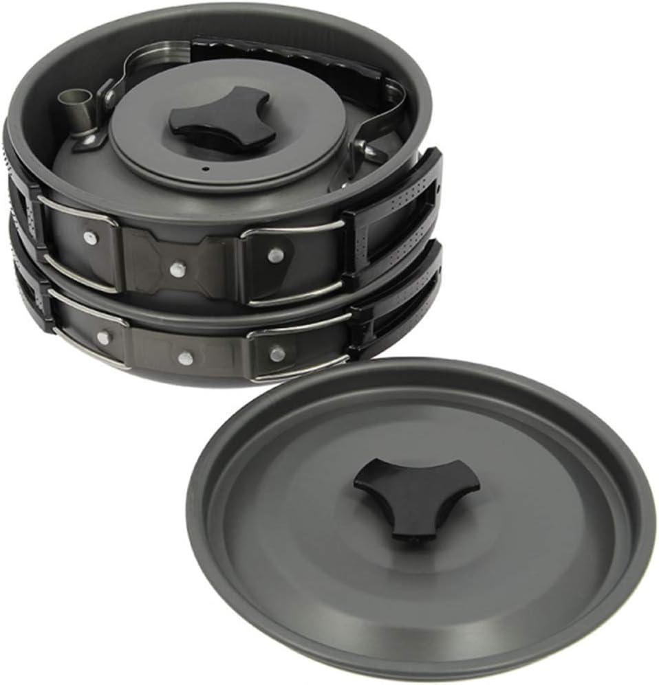 G8DS Tolles XXL Koch-Set Wasserkocher, Topf, Pfanne Outdoor, Angeln, Freizeit, Camping