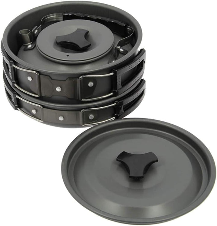 G8DS Tolles XXL Koch-Set Wasserkocher, Topf, Pfanne Outdoor, Angeln, Freizeit, Camping