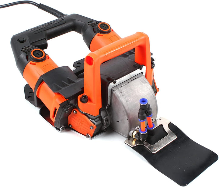 Betonstaubfreie Schneidemaschine 5200W 10500 U/min Schlitzfräse Schlitzmaschine Einstellbar Schnittt