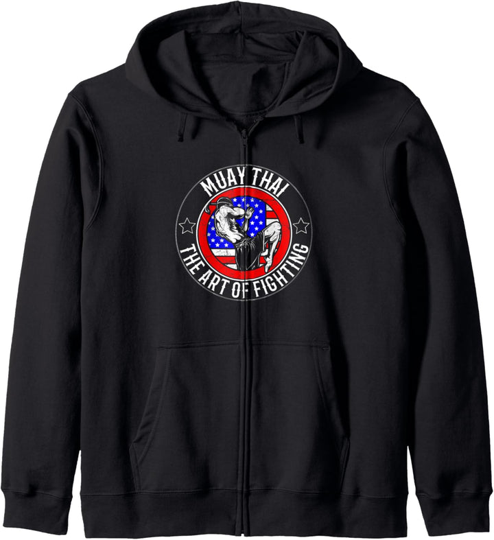 Muay Thai USA Thaiboxen Kapuzenjacke