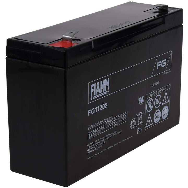 FIAMM Blei-Akku wiederaufladbar FG11202 Vds, 6 V, lead-acid [Akku Blei]