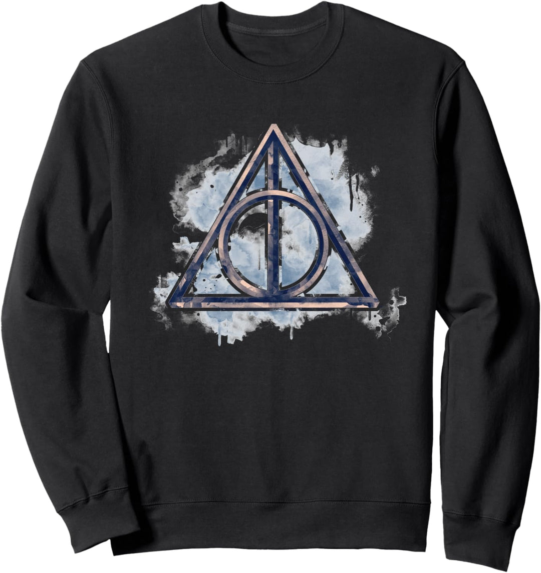 Harry Potter Painted Deathly Hollows Symbol Sweatshirt