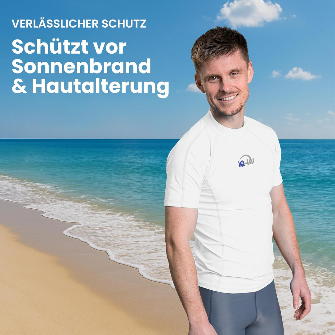 iQ-UV Shirt Herren Slim Fit Weiss (Weiss) S, Weiss (Weiss) S