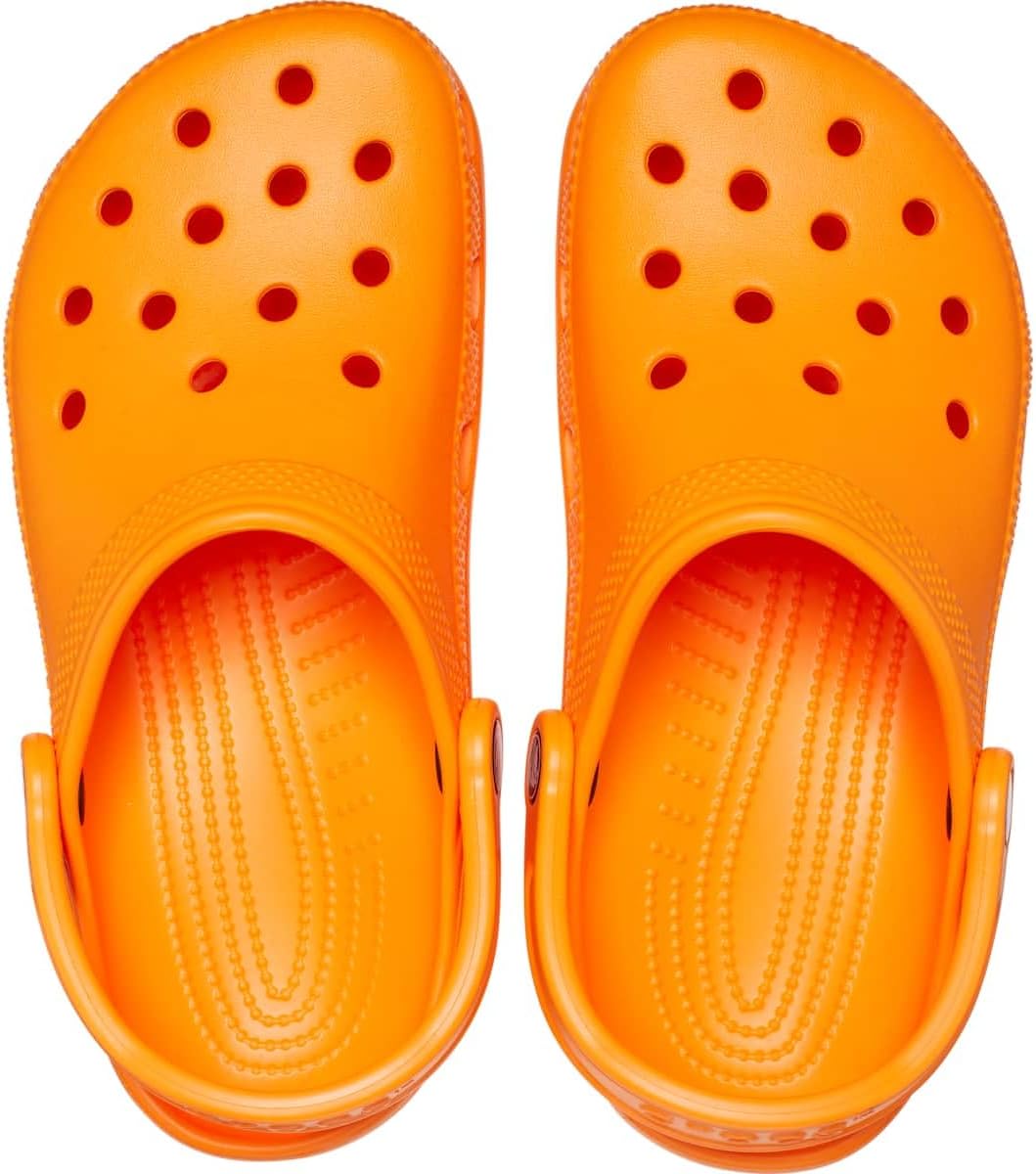 Crocs Unisex Classic (Best Sellers) Clogs 36/37 EU Orange Zing, 36/37 EU Orange Zing