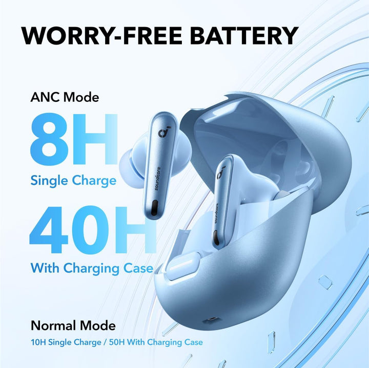 soundcore by Anker Liberty 4 NC Kabellose Earbuds mit Geräuschunterdrückung, 98,5% Noise Cancelling,