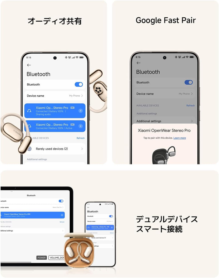 XIAOMI OpenWear Stereo Pro Graphite Schwarz