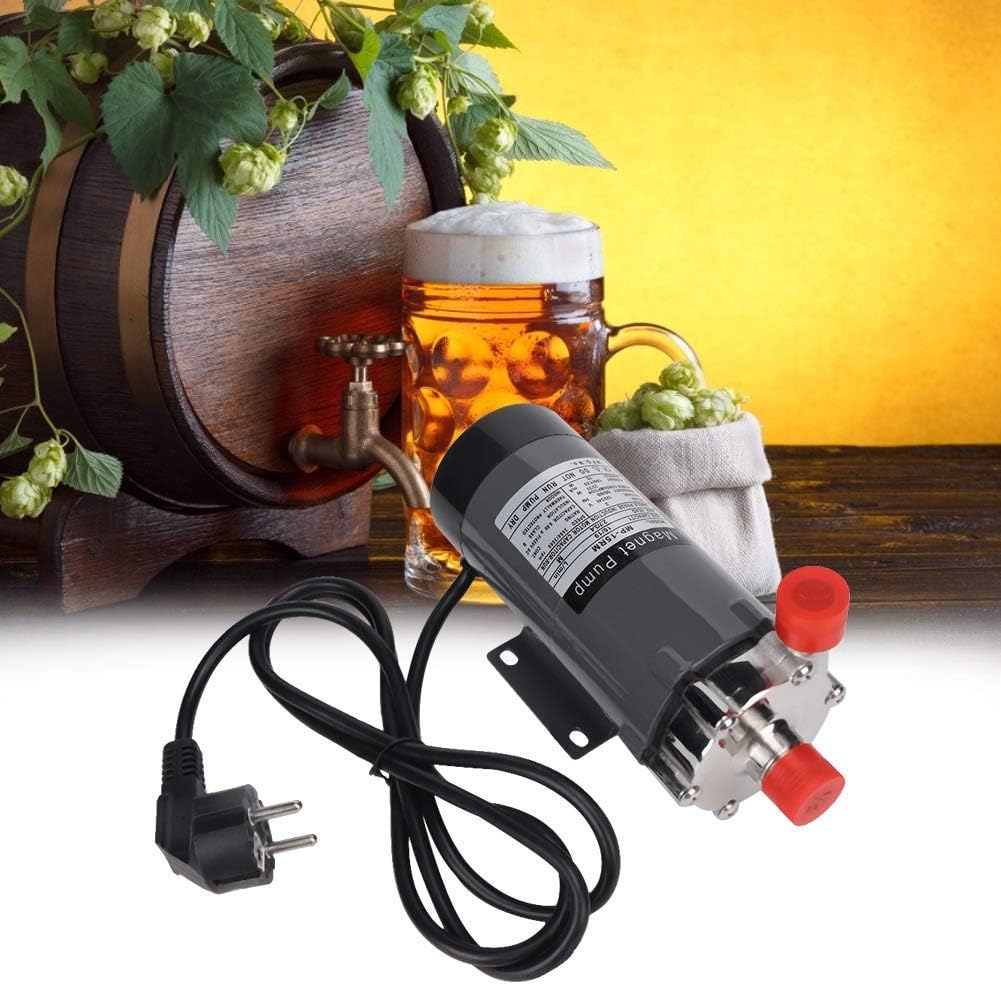 Edelstahl Home System Bierpumpe Hochtemperaturbeständige Magnet-Fasspumpe für Homebrew MEHRWEG VERPA