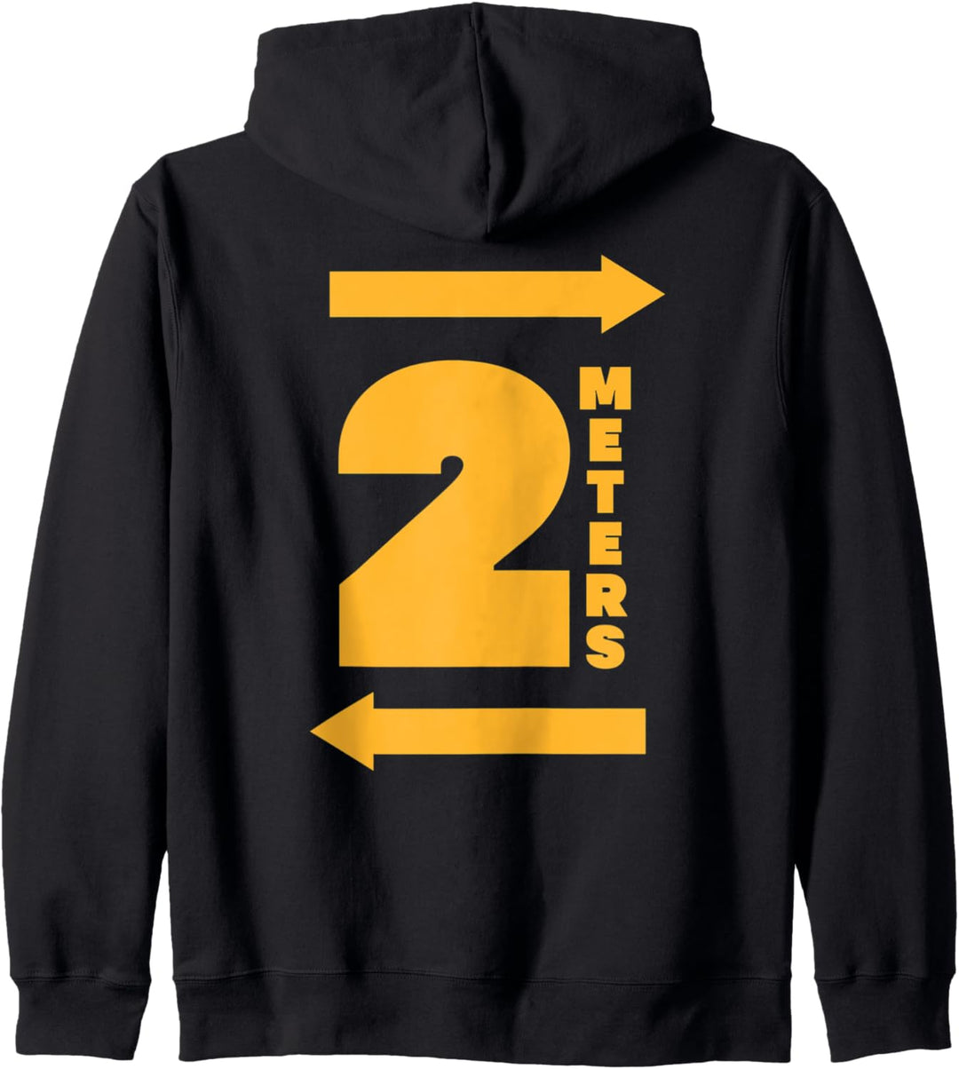 STAY 2 METERS AWAY Social Distancing Antisocial Kapuzenjacke