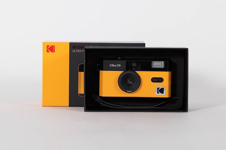 KODAK 490172 Ultra F9 35 mm Filmkamera, Retro-Stil, fokusfrei, wiederverwendbar, eingebauter Blitz,