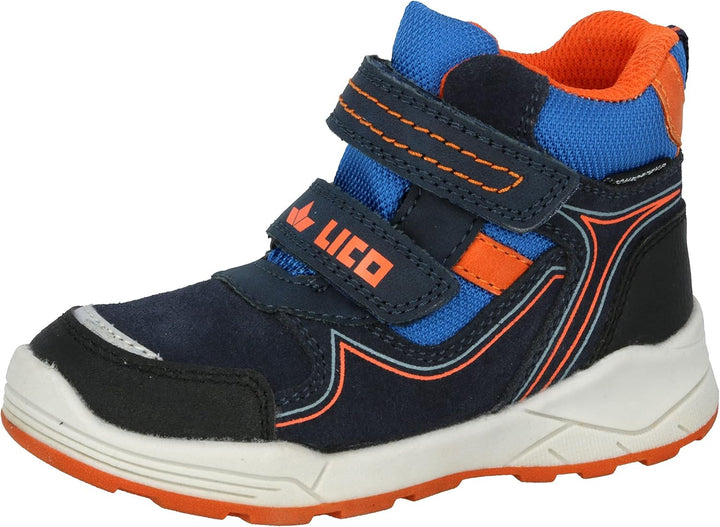 Lico Jungen Tarik V Schneestiefel 25 EU Marine Orange, 25 EU Marine Orange