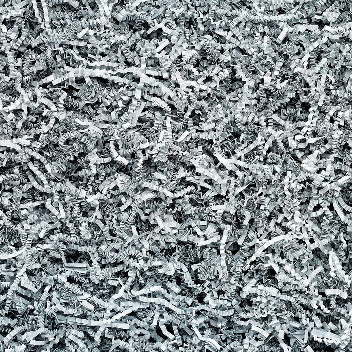 umweltfreundliches Papierfüllmaterial viele Farben 125g-1kg (Silber-grau, 1kg) Silber-grau 1 kg (1er