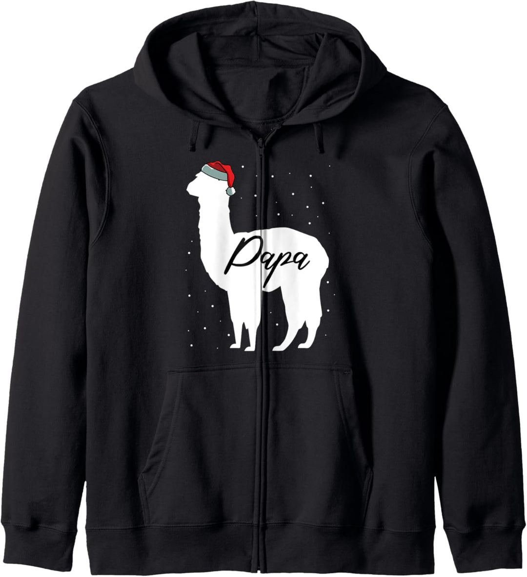 Weihnachtspyjama, Motiv: Papa Llama, für Weihnachten, X-Mas Dad-dy Kapuzenjacke