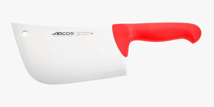 Arcos Serie 2900 - Hackmesser Metzgermesser - Klinge Nitrum Edelstahl 190 mm - HandGriff Polypropyle