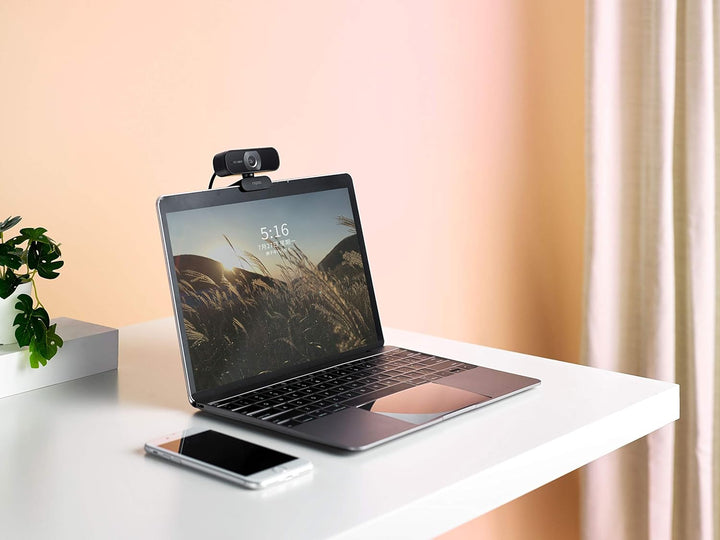 Rapoo XW180 Full HD Webcam 1080p, 80° Sichtfeld, Autofokus, Rauschunterdrückung, USB-Anschluss, für