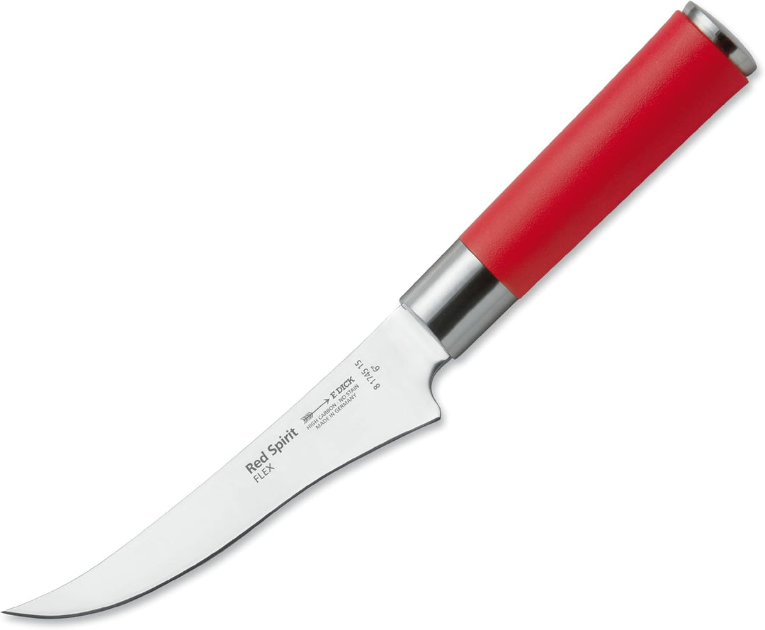 F. DICK Ausbeinmesser, Red Spirit (Messer mit Klinge 15 cm, X55CrMo14 Stahl, nichtrostend, 56° HRC)