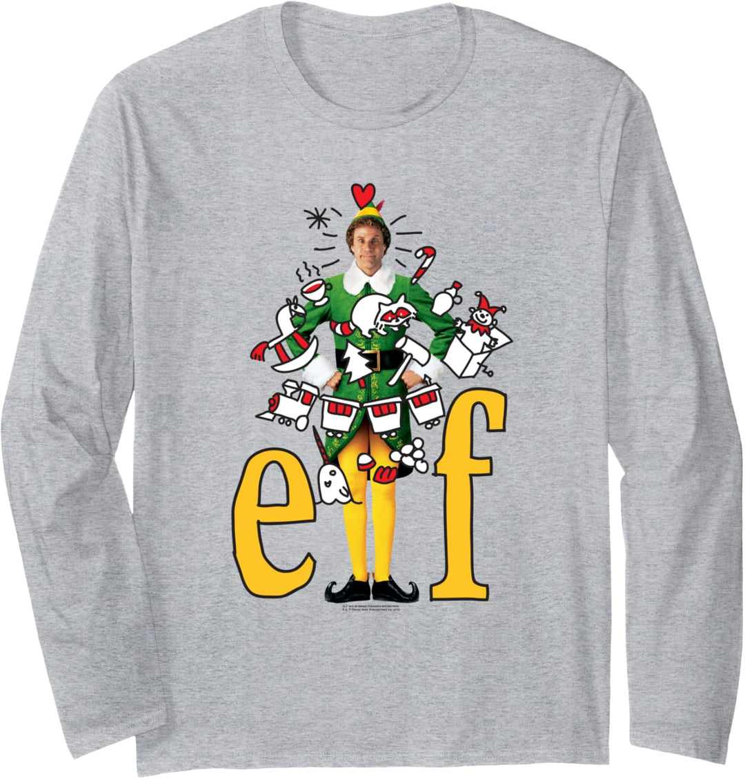 Elf Buddy The Elf Weihnachten Langarmshirt