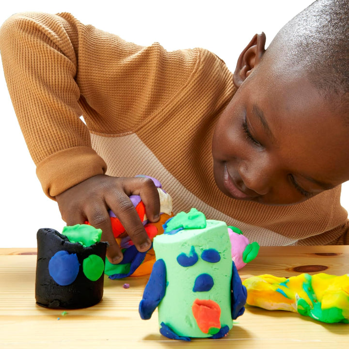 Play-Doh F1528FF2 65 Vielfalt Pack mit sortierten Knetsorten für Kinder ab 3 Jahren, 28g-Dosen, Mult