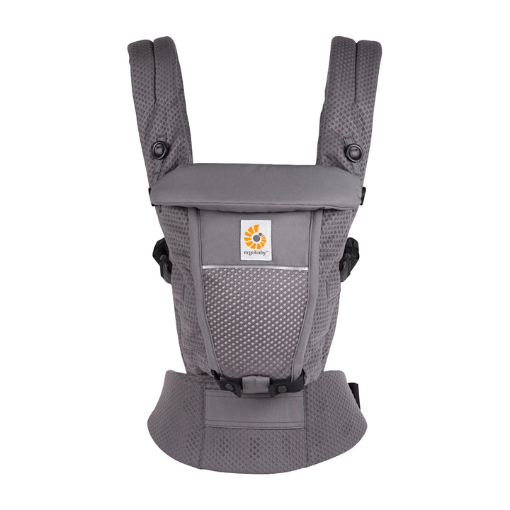 Ergobaby Adapt Babytrage für Neugeborene ab Geburt, 3-Positionen SoftFlex Mesh Ergonomische Babybauc