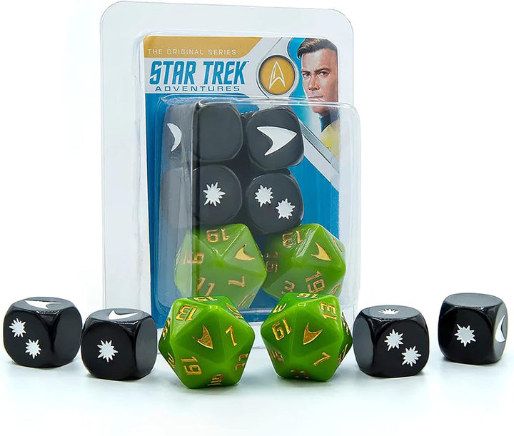 Modiphius Entertainment | Star Trek RPG Kirk's Tunic Dice Blister | Role Playing Game | English