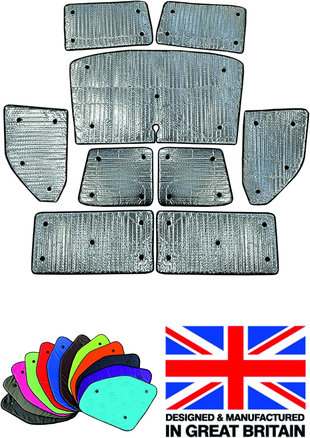 Thermomatten-Set für Volkswagen T5 (2003-2010) Komplettes Set Kurzer Radstand Mit Scheunentoren Idea