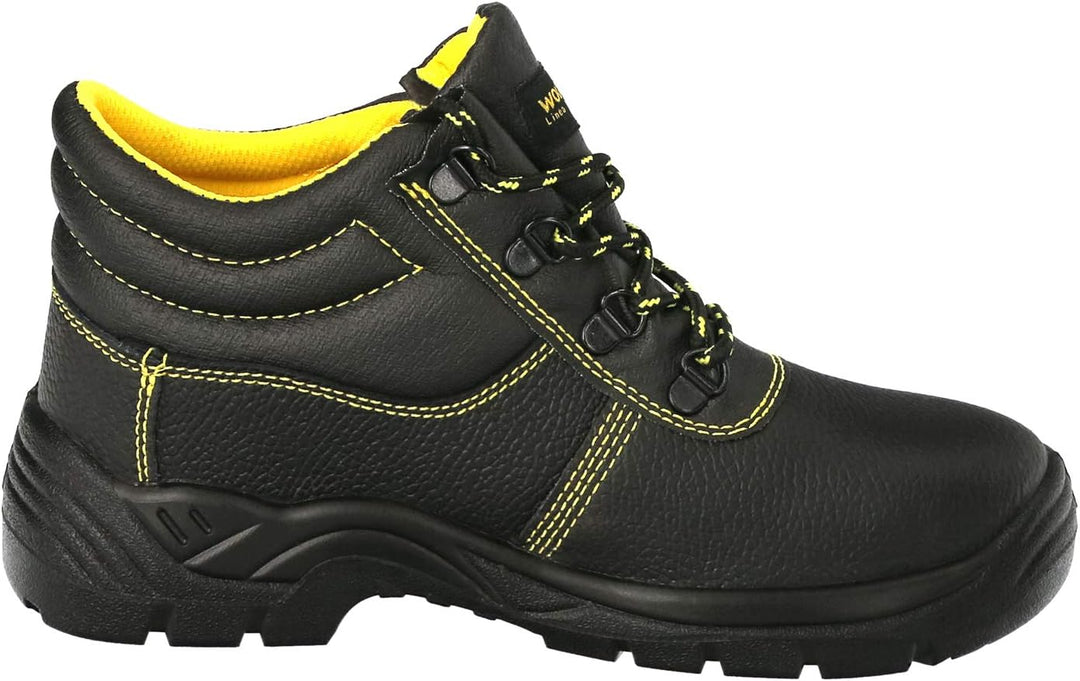 WOLFPACK LINEA PROFESIONAL 15018210 Wolfpack Sicherheitsstiefel S3, Leder, schwarz, Nr. 38, Sicherhe