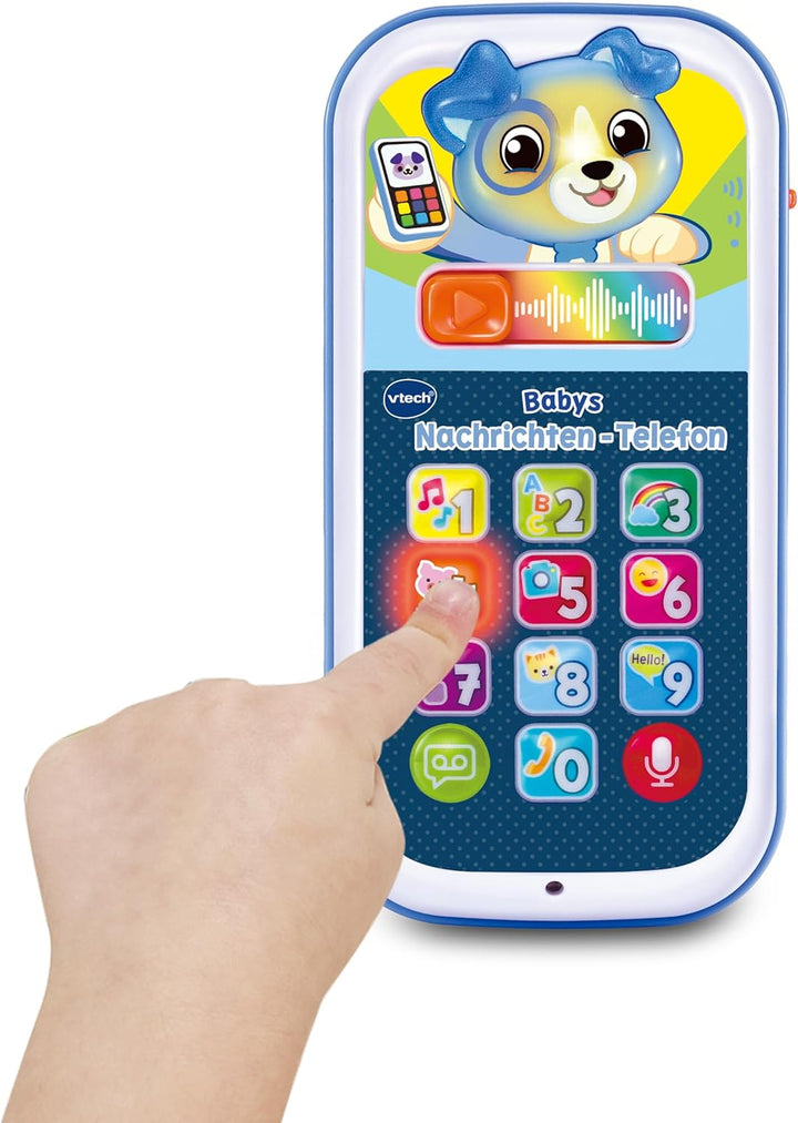 Vtech Babys Nachrichten-Telefon - Tolles Spiel-Handy - Für Kinder von 9-36 Monaten