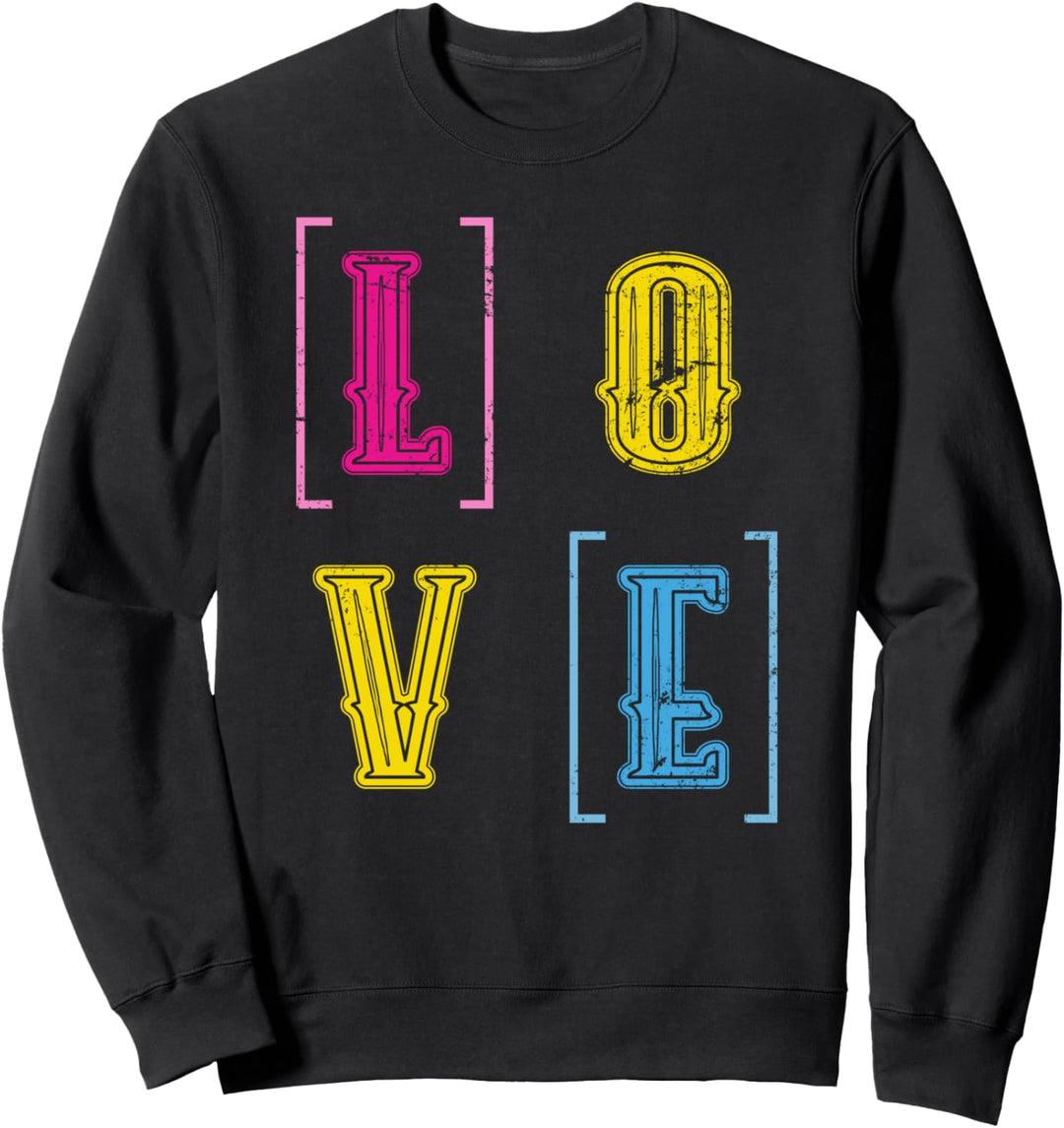 Pan Liebe Gay Pride LGBT Geschenk Genderfluid Pansexuell Sweatshirt