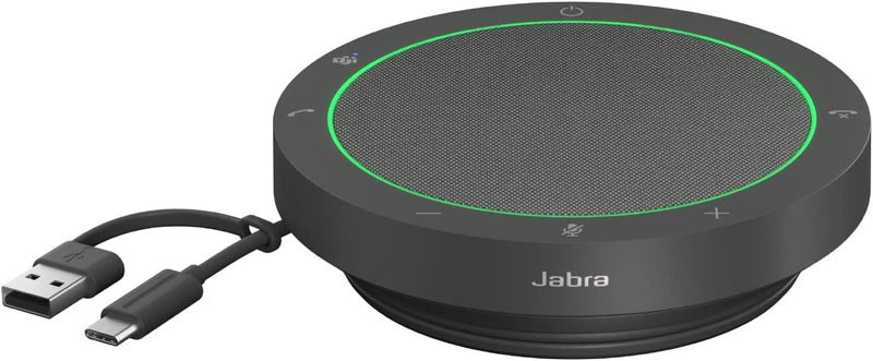 Jabra Speak2 40 tragbare Freisprechlösung, 4 Mikrofone mit Geräuschunterdrückung, 50 mm Breitband-La