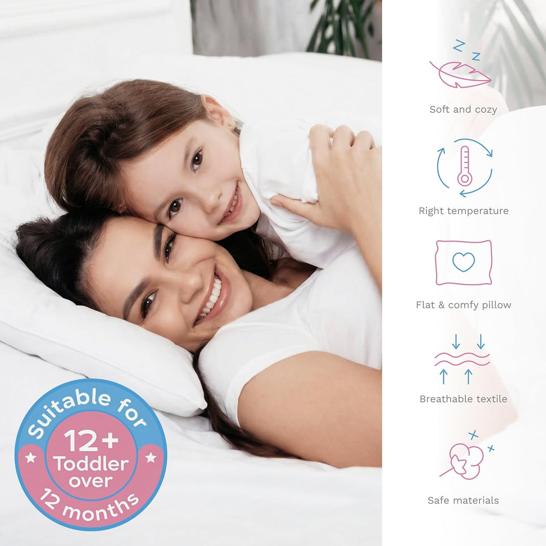 Baby Comfort Gestepptes Kleinkind-Bettwäsche-Set, 4 Tog und flaches Kissen, 80 x 70 cm (12 Monate +)