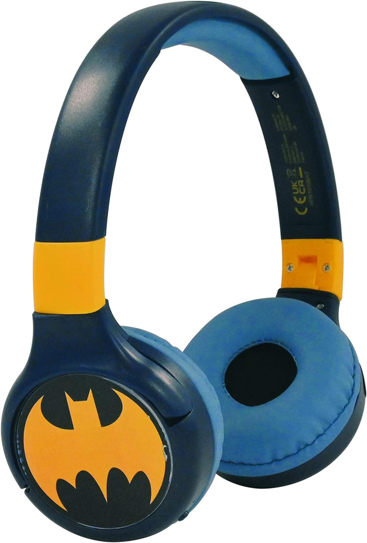 Lexibook - Batman - 2 in 1 Bluetooth Foldable Headphones (HPBT010BAT), Batman