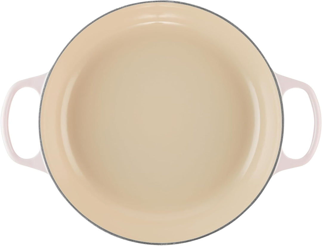 Le Creuset Signature Gusseisen Gourmet-Profitopf, Rund, Ø 30 cm, 3,5 l, Für alle Herdarten inkl. Ind