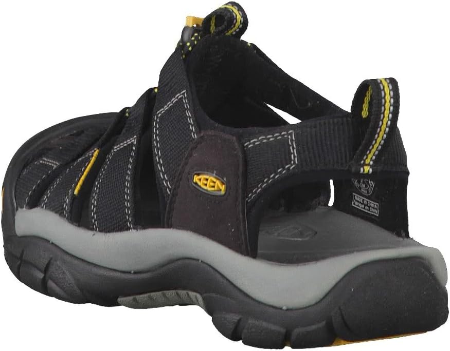 Keen Herren Newport H2 Sandale 42 EU Schwarz Grau, 42 EU Schwarz Grau