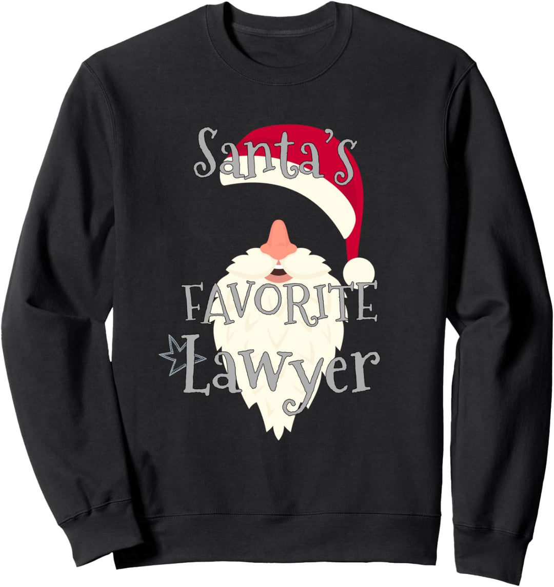 Attorney Christmas Time - Santa's Favorite Lawyer Sweatshirt