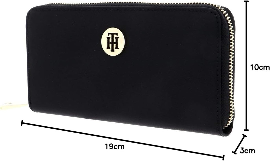 Tommy Hilfiger Poppy Large Zip Around Wallet Black