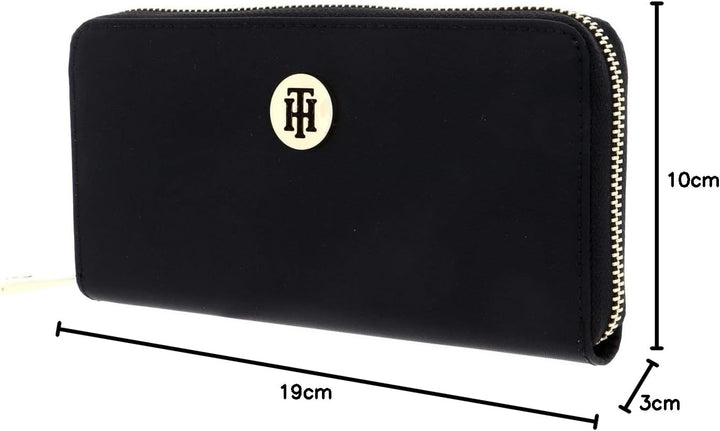 Tommy Hilfiger Poppy Large Zip Around Wallet Black