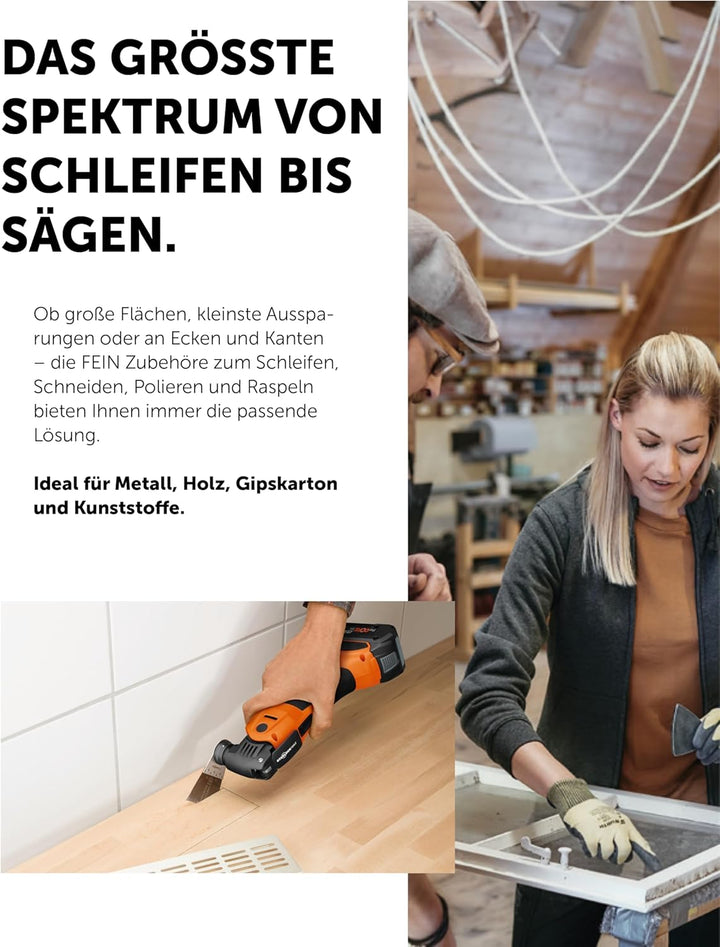 Fein Akku Multimaster AMM 700 MAX AS (18 V, ohne Akku, AMPShare, StarlockMax, Multitool inkl. E-Cut