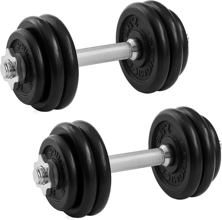 SONGMICS Hanteln, Hantelset aus Gusseisen, verstellbar, für Männer und Frauen, Workout, Fitnesstrain