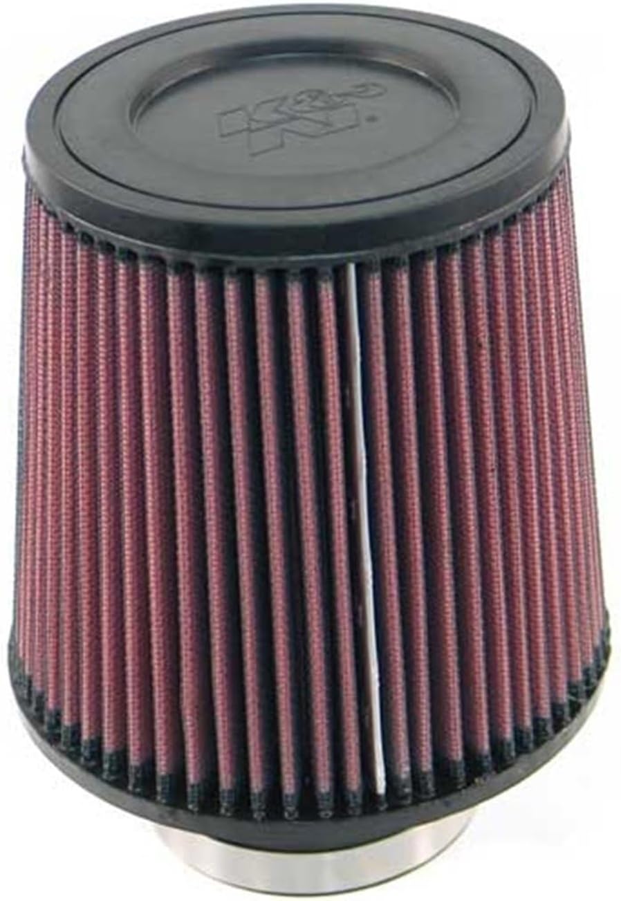 K&N KFZ und Waschbarer und wiederverwendbarer Motorrad Sportluftfilter RE-0930, Rot Baumwollöl, Baum